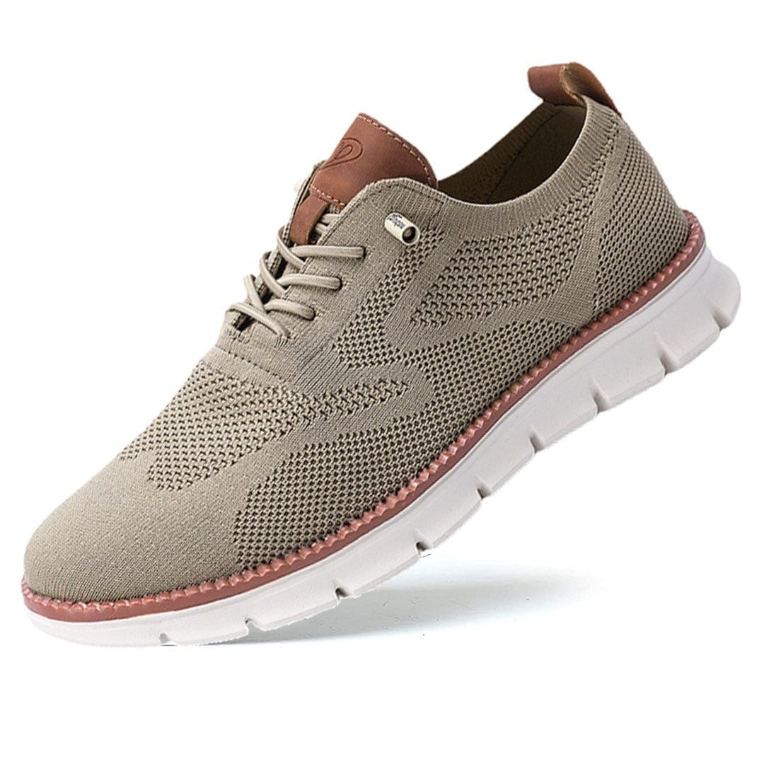 Men's Knit Lace-Up Shoes Casual Sneakers