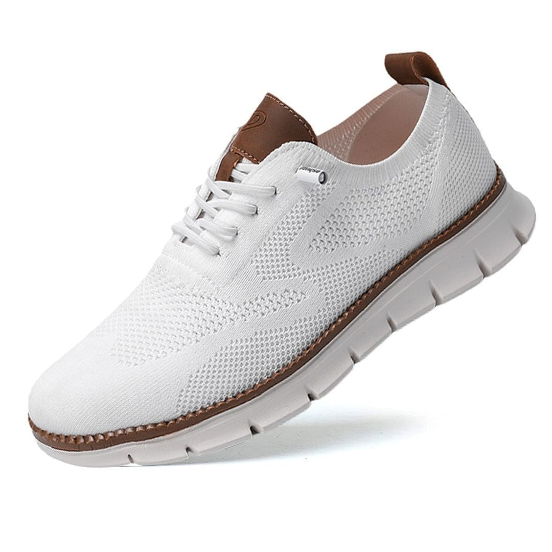Men's Knit Lace-Up Shoes Casual Sneakers