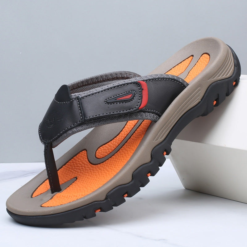 Men's Sandals Flip Flop Style with Treaded Sole