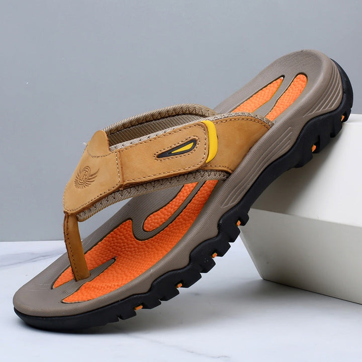 Men's Sandals Flip Flop Style with Treaded Sole