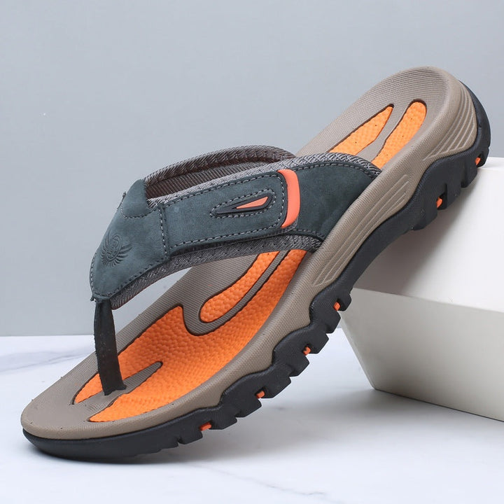 Men's Sandals Flip Flop Style with Treaded Sole