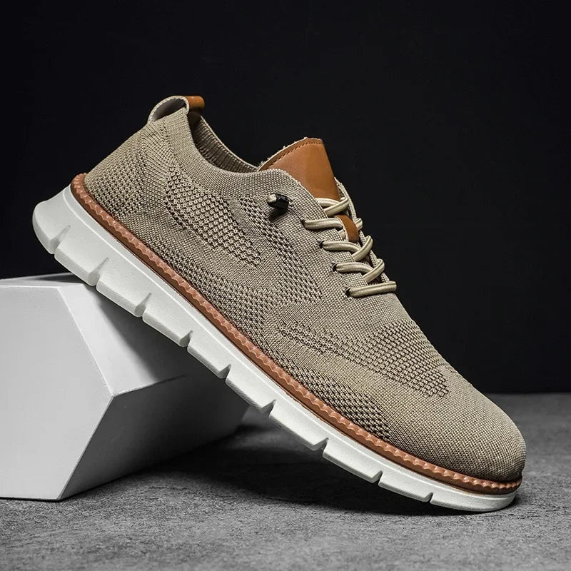 Men's Shoes Derby Style Lace Up Knit