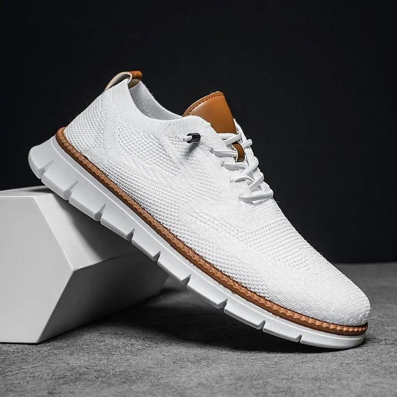 Men's Shoes Derby Style Lace Up Knit