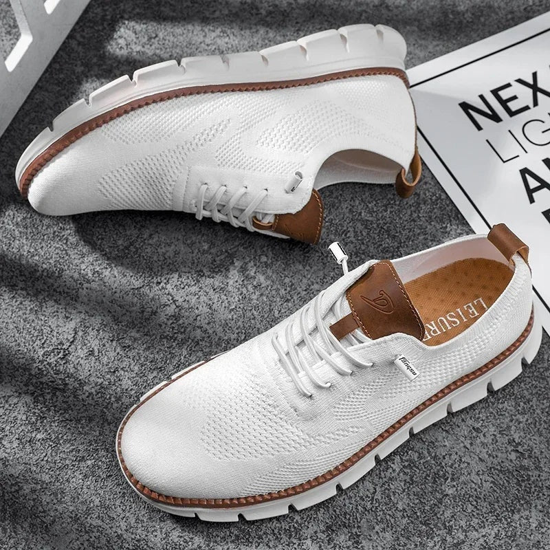 Men's Shoes Derby Style Lace Up Knit
