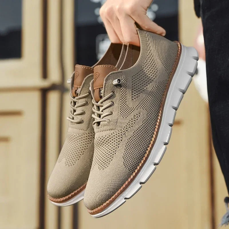 Men's Shoes Derby Style Lace Up Knit