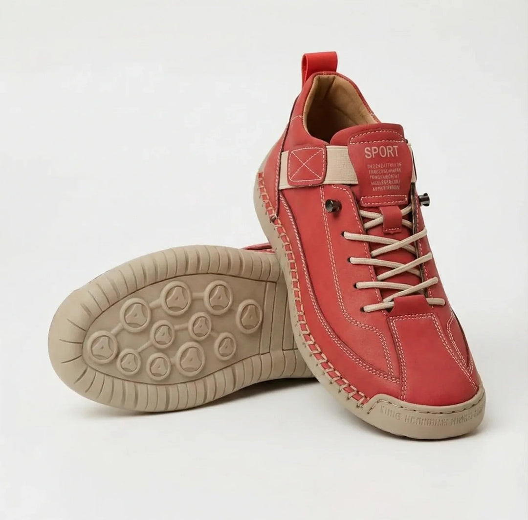 Men's Suede-Look Lace-Up Sneakers with Heel Pull Tab