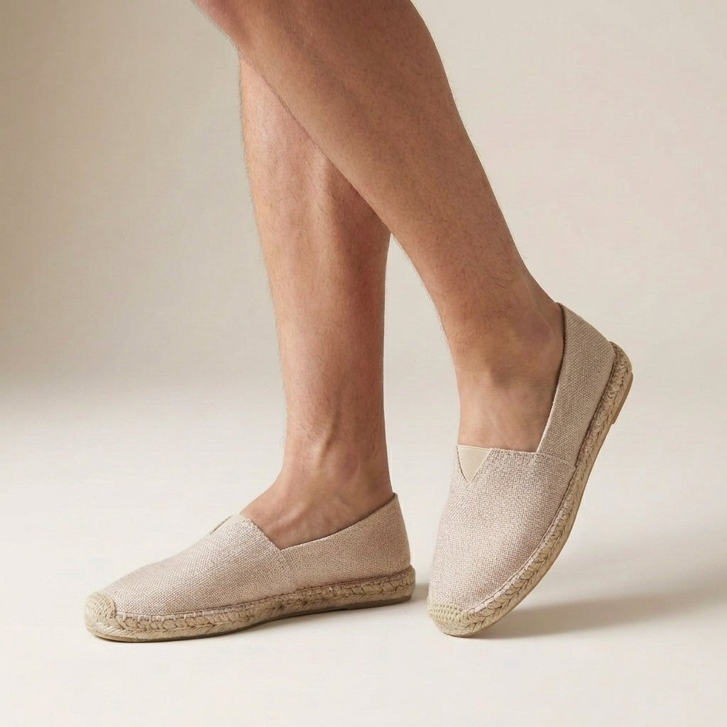 Women's Jute Sole Espadrilles Slip On Flat Shoes