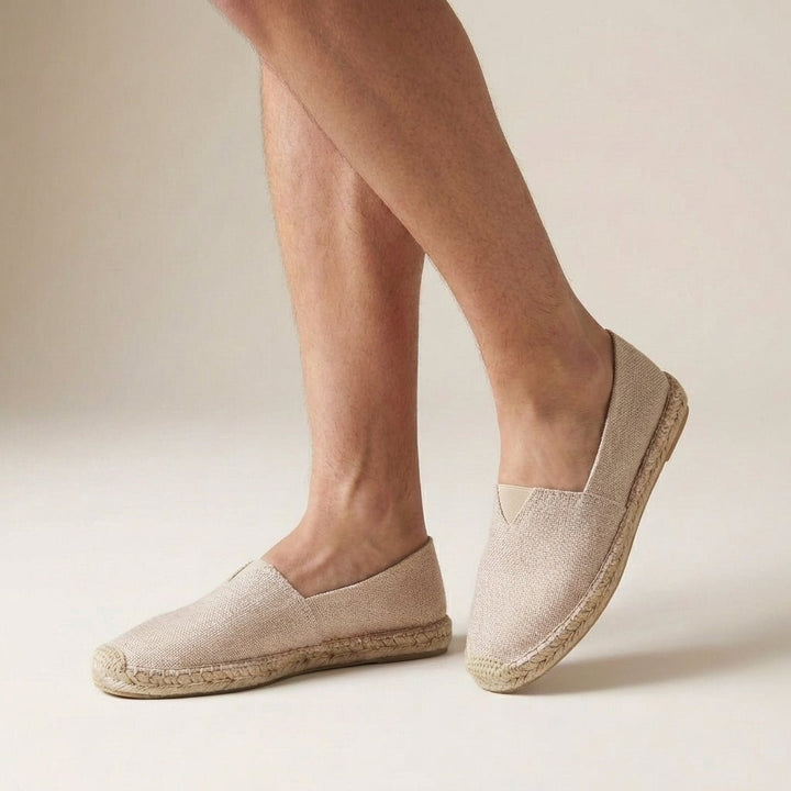 Women's Jute Sole Espadrilles Slip On Flat Shoes