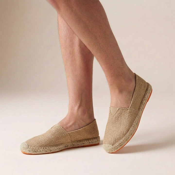 Women's Jute Sole Espadrilles Slip On Flat Shoes