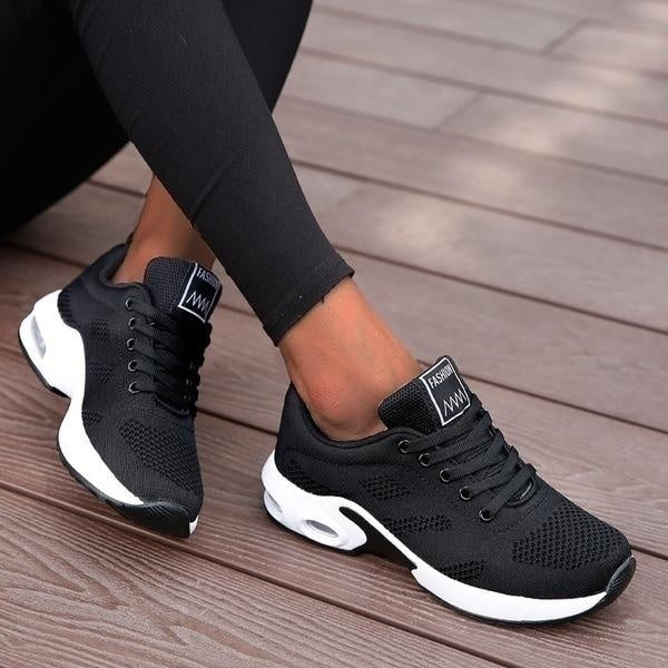 Women's Lightweight Mesh Running Sneakers with Air Sole