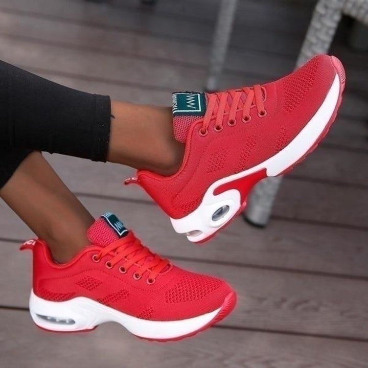 Women's Lightweight Mesh Running Sneakers with Air Sole