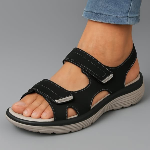 Women's Open Toe Sandals with Adjustable Straps