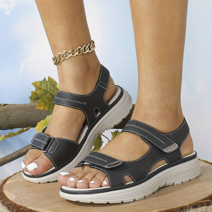 Women's Open Toe Sandals with Adjustable Straps