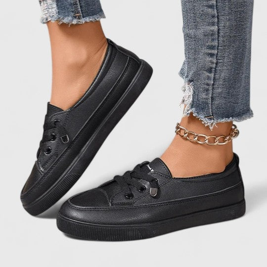 Women's Slip On Platform Shoes with Laces