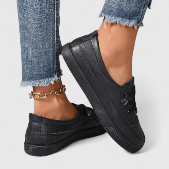 Women's Slip On Platform Shoes with Laces