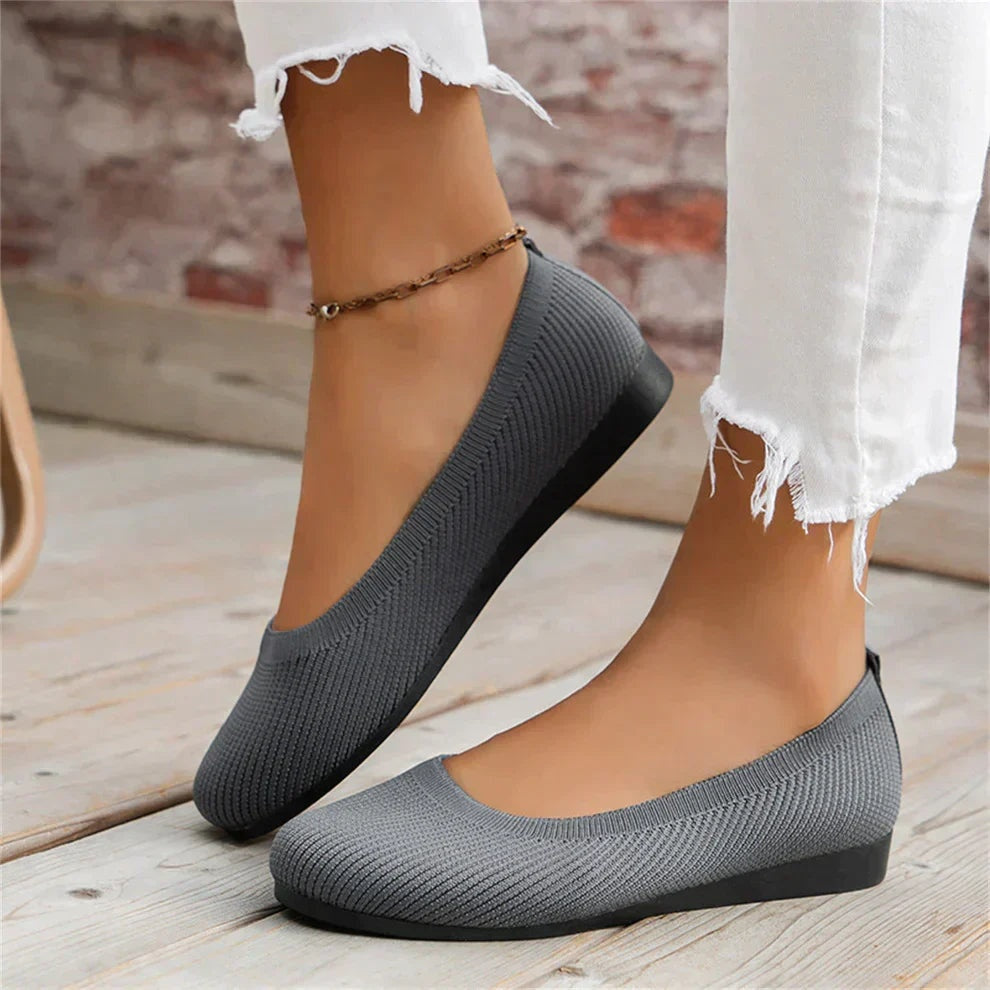 Women's Woven Ballet Flats Slip On Shoes