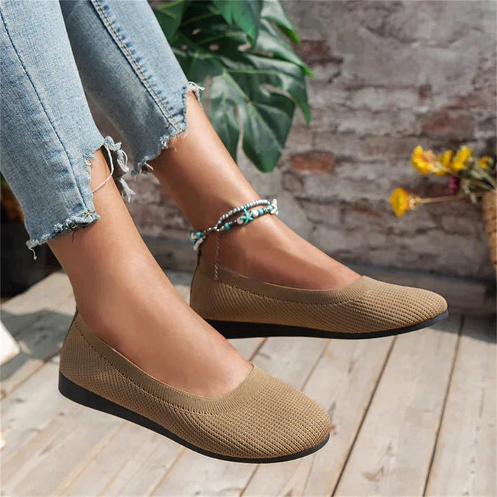 Women's Woven Ballet Flats Slip On Shoes