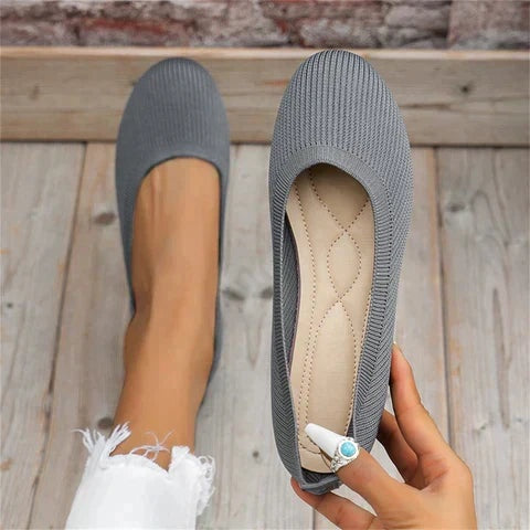 Women's Woven Ballet Flats Slip On Shoes