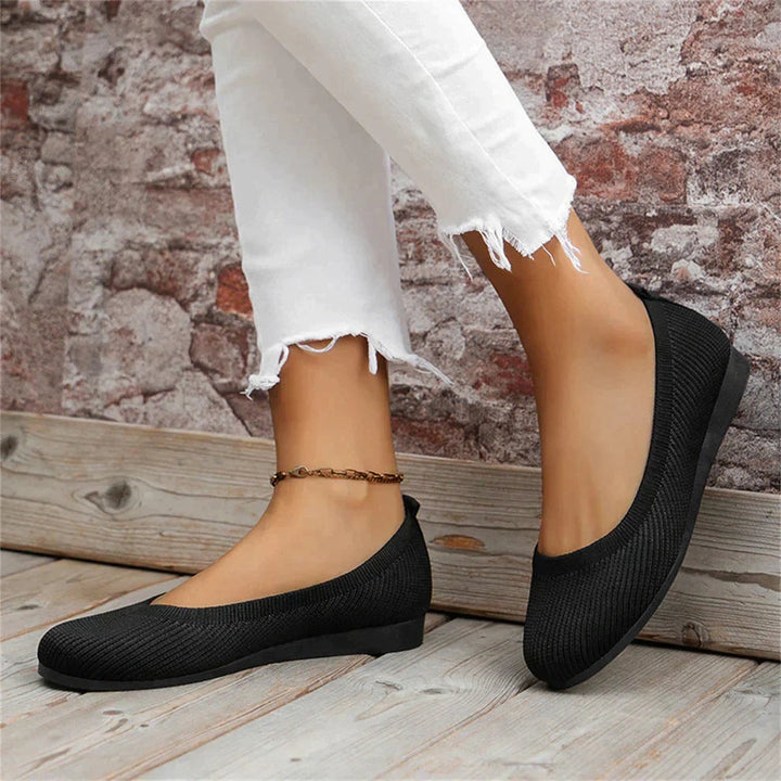 Women's Woven Ballet Flats Slip On Shoes